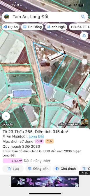 CHÍNH CHỦ  GỬI EM BÁN LÔ ĐẤT MẶT TIỀN 44 B  BÂY GIỜ LÀ ĐƯỜNG 996 C ,  /-rose /-rose /-rose - 3
