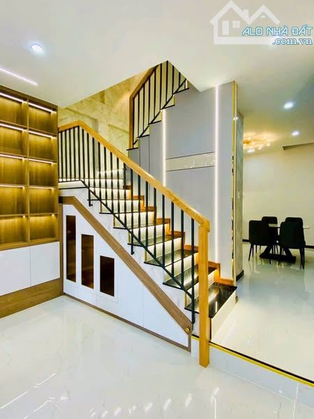 LÊ VĂN THỌ - MẶT TIỀN SẦM UẤT 3 TẦNG - (4 X 12) - 4 PN - 5 WC - FULL NỘI THẤT - 3