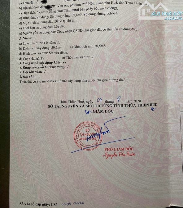 🔥 CẦN BÁN GẤP LÔ ĐẤT MẶT TIỀN PHỐ TÂY – ĐƯỜNG CHU VĂN AN, PHƯỜNG THUẬN HÓA, TP. HUẾ - 3
