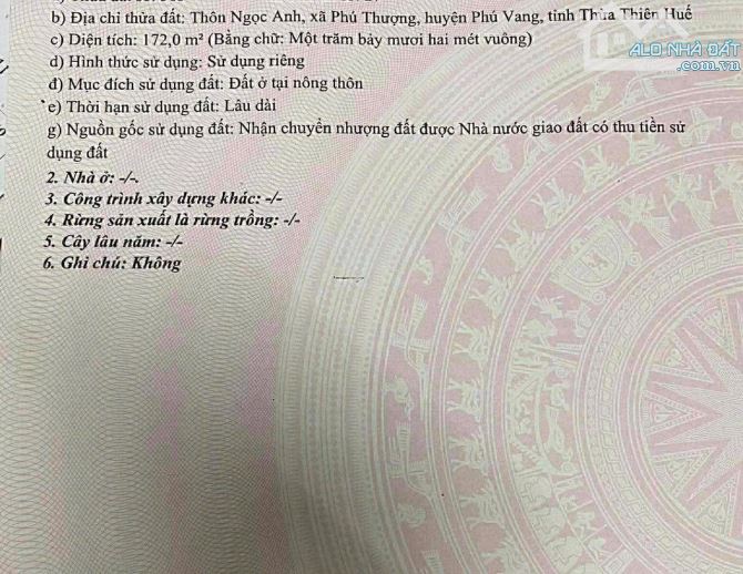 🎯🎯ĐẤT MẶT TIỀN ĐÀO DUY TÙNG - XÓM 2 NGỌC ANH, TP HUẾ - 4