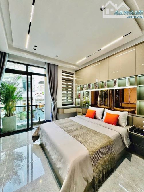 Nhà mới 5 Tầng Thang Máy Full Nội Thất  Lê Văn Thọ P8 Gò Vấp  hẻm 8m 4x16m Giá 14.5 Tỷ - 5
