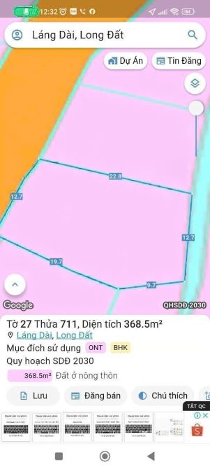 Bán lô đất vườn - Đối diện trường học Láng Dài - Đất Đỏ .BRVT - 5