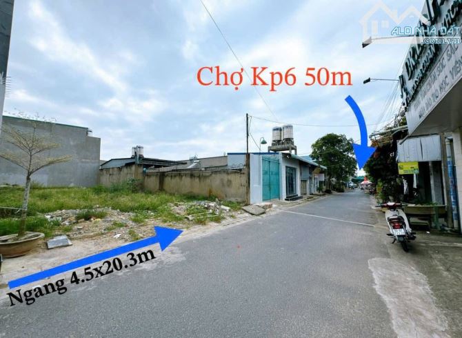 D071 Duy nhất 1 Lô MT buôn bán gần chợ kp 6 Trường CĐYT ĐN P.Tân Biên GX Hà Nội -Giá chỉ 2 - 5