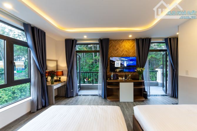 🏢🏞️🎑 KHÁCH SẠN CAO CẤP 25 PHÒNG NGAY TRUNG TÂM  – VIEW RỪNG THÔNG SĂN MÂY TOÀN CẢNH - 5