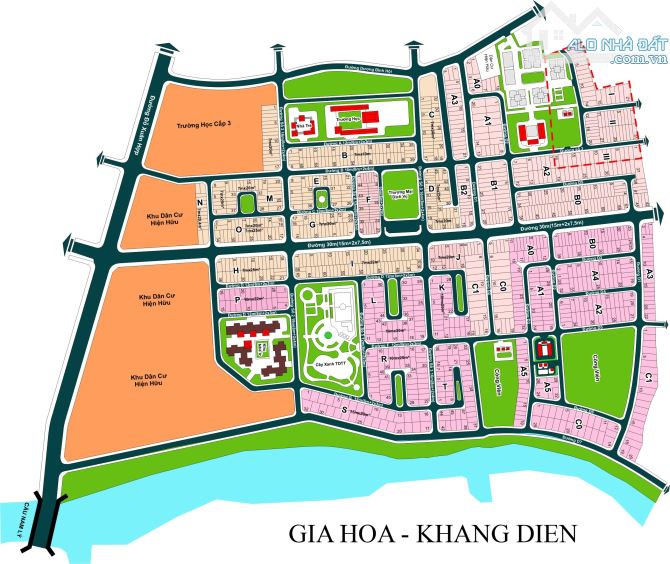Bán đất mặt đường Nguyễn Đình Thi đối diện công viên Gia Hòa Quận 9 (140m2) 130 tr/m2 - 5
