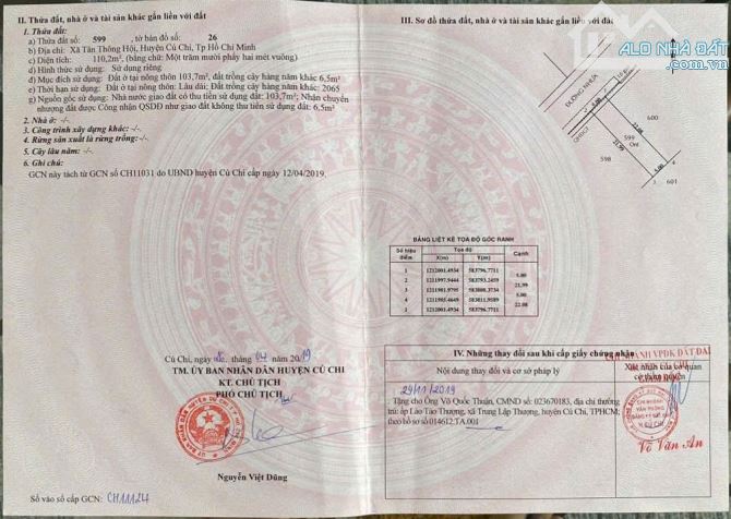Cần bán đất mặt tiền đường nhựa số 28 Ấp Hậu xã Tân Thông Hội 5x22 110m2 Full Thổ - 6