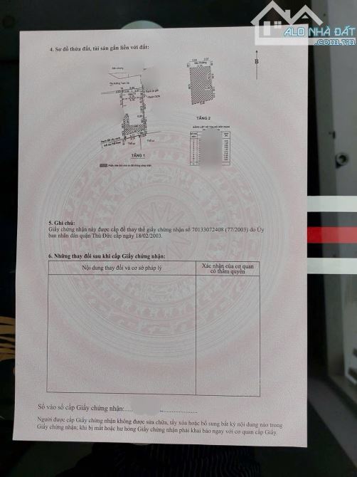4.7 TỶ- BÁN NHÀ 2 TẦNG ,66m2- (5.5x12m)hẽm oto đường tô ngọc vân , p. tam bình .thủ đức - 9