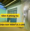 Bán Nhà Trọ Q12- 100M2(5.3 x20 )- 2Tầng-  HXH- Chỉ 4,36Tỷ.