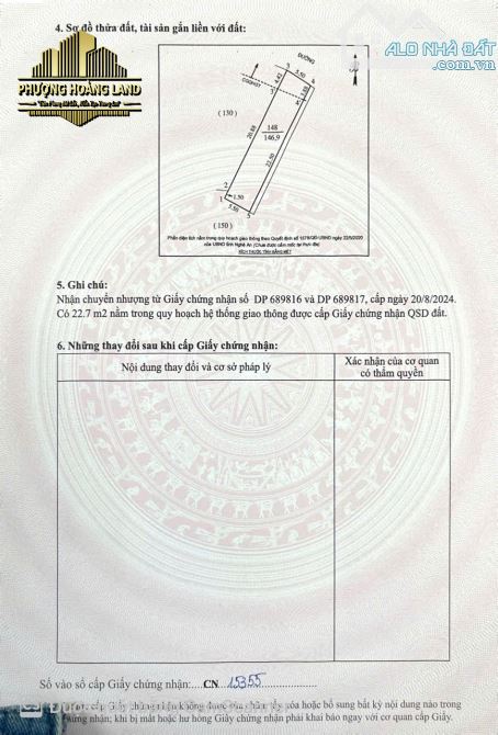 SIÊU PHẨM MẶT ĐƯỜNG KINH DOANH – CAO XUÂN HUY VINH TÂN 146,9m2 Đông Bắc đường 10m