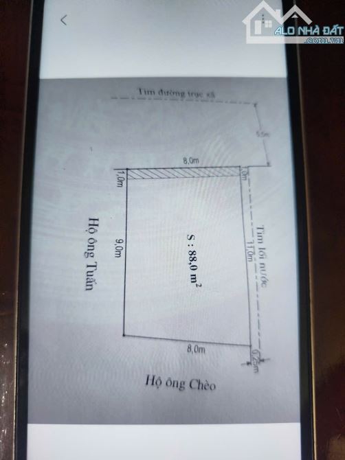 Bán đất lô góc mặt đường Uỷ Ban Ngọ Dương, Hồng Phong. 87m2. Giá 2,88 tỷ