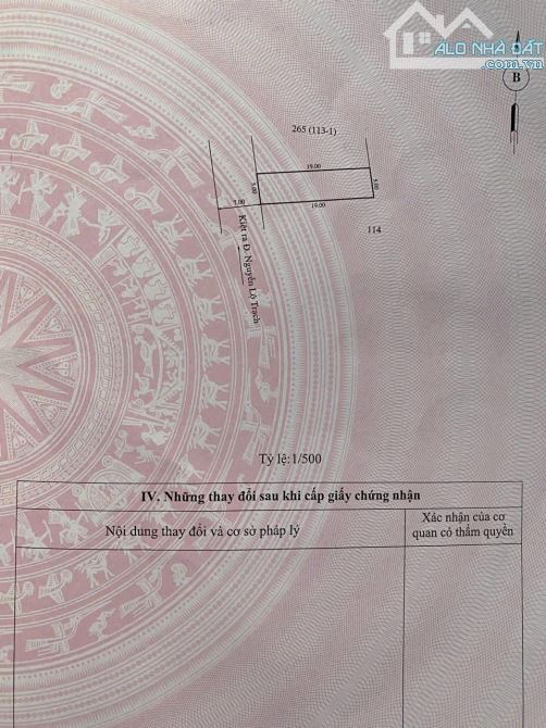 Bán Lô đất Mặt tiền kiệt 116 Nguyễn Lộ Trạch thông Hoàng Lanh,Phường Xuân Phú,TP Huế