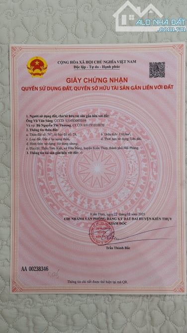 Bán lô đất mặt đường 405 Hữu Bằng, Kiến Thụy, Hải Phòng. - Đất nằm gần ngã tư Tam Kiệt - 3