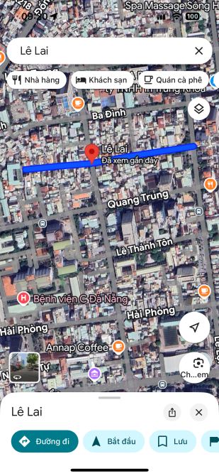🔥BÁN ĐẤT MẶT TIỀN TRUNG TÂM THÀNH PHỐ TẶNG NHÀ CẤP 4 -  ĐƯỜNG LÊ LAI, TP. ĐÀ NẴNG, GIÁ 86 - 2