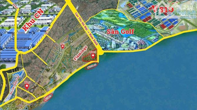Mảnh đất biển Quất Lâm quá đẹp, 100m2 MT5m đường trục chính 10m kinh doanh sát mặt biển - 2