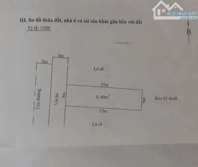 60m2 đất TĐC điểm 3 Hải An, phố Mai Trung Thứ - chính Tây - 3,87 tỷ thoả thuận - 2