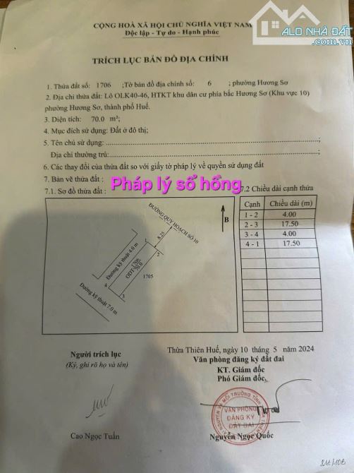 🎯🎯ĐẤT MẶT TIỀN VIEW KÊNH ĐƯỜNG ĐỔ UẨN HƯƠNG SƠ, TP HUẾ - 4
