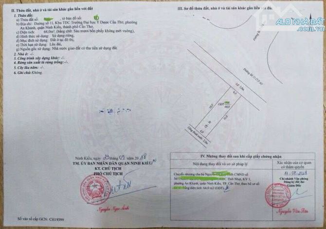 Bán đất 64 m2 đường số 11 khu dân cư đại học Y Dược - 5