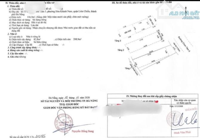 BÁN NHÀ 3 TẦNG CHƠN TÂM 5 – HÒA KHÁNH – LIÊN CHIỂU – ĐÀ NẴNG - 6