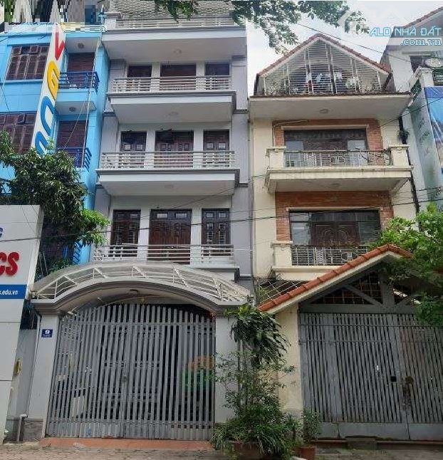 Cho thuê căn nhà ngõ 27 phố Đặng Thùy Trâm, Dt 75m2 x 5 tầng, mặt tiền 6m