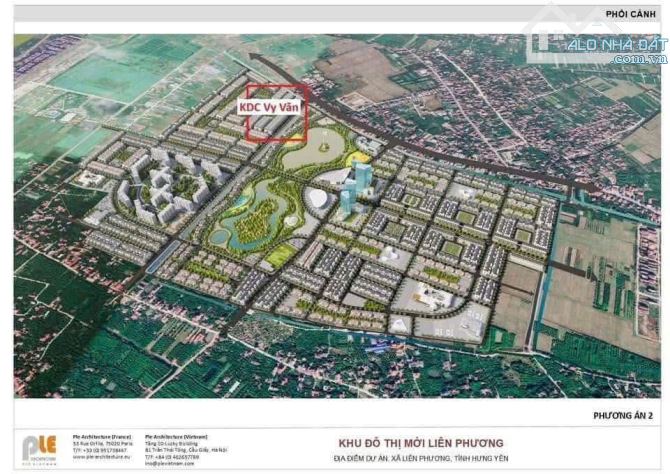 Lô đất số 52, DT 116m² MT 8m – KĐT Vy Văn, Hưng Yên, giáp QL39, giá 7.5 tỷ