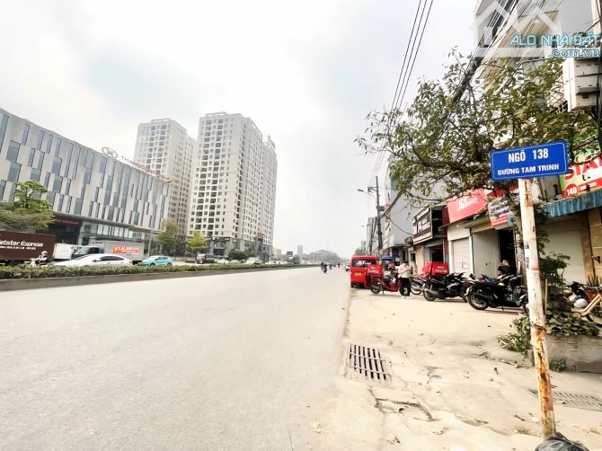 Bán nhà mặt phố Tam Trinh, 100m2 x 8 tầng, lô góc, MT 6m