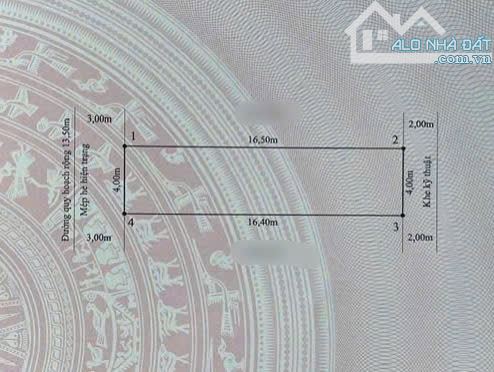 Cần bán đất mặt đường tdc vạn mỹ 13,5m• dt 65m2, mặt tiền 4m