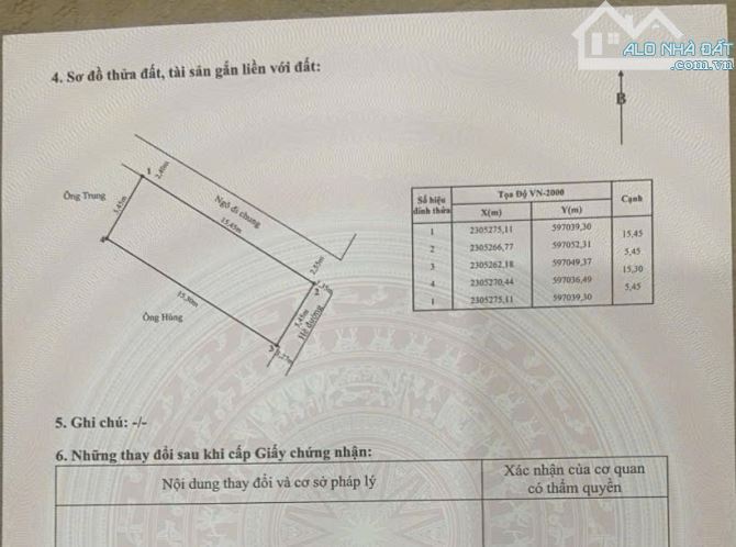 Đất mặt đường Chợ Hàng, Lê Chân, lô góc 2 mặt thoáng• diện tích 83.79m2 - ngang 5.45m
