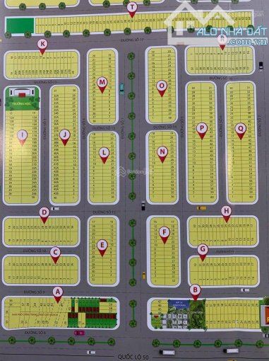 Đất TC 100% giá cực tốt tại KDC Phước Đông, Cần Đước; lô đẹp, mặt tiền 6m, sổ đỏ, gi1ty850