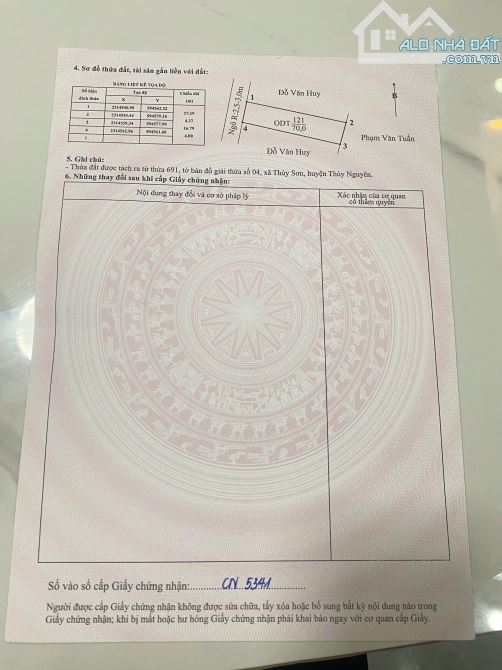 Căn nhà đẹp xây mới tại Thuỷ Sơn - Thuỷ Nguyên  - Vị trí đẹp cách mặt đường chỉ 60m