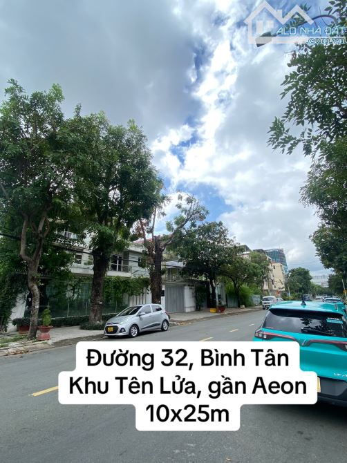 Bán đất đường số 32, Bình Tân khu Ao Sen Tên Lửa, 10x25m, gần Aeon