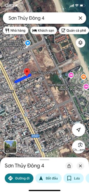 Bán lô đất hiếm MT Sơn Thuỷ Đông 4 _ Ngũ Hành Sơn _ 100m2 _ 7.2 tỷ.