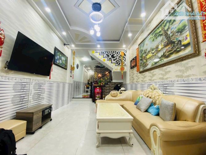 CAO LỖ KẾ AEON MALL QUẬN 8 - Ô TÔ TỚI NHÀ - DT 64M2 4 TẦNG, FULL NỘI THẤT