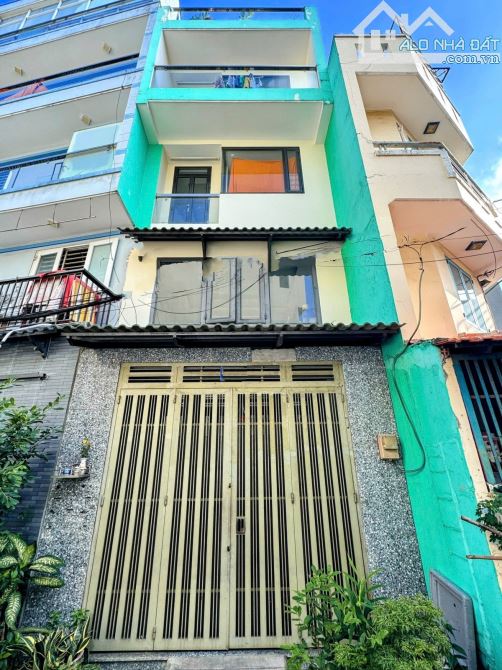 GẦN CHỢ GÒ XOÀI - 4 TẦNG ĐÚC ĐẸP - HXH 6M THÔNG - GIÁ MỀM CHỈ 3.X TỶ🌷