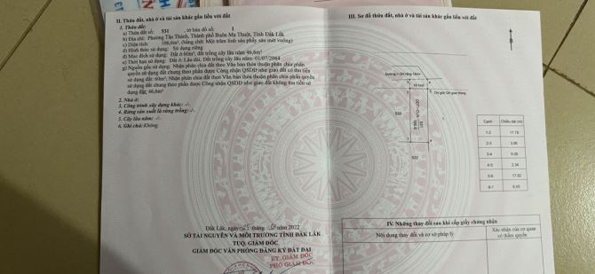bán đất hẻm 122 Mai Hắc Đế - Tân Thành