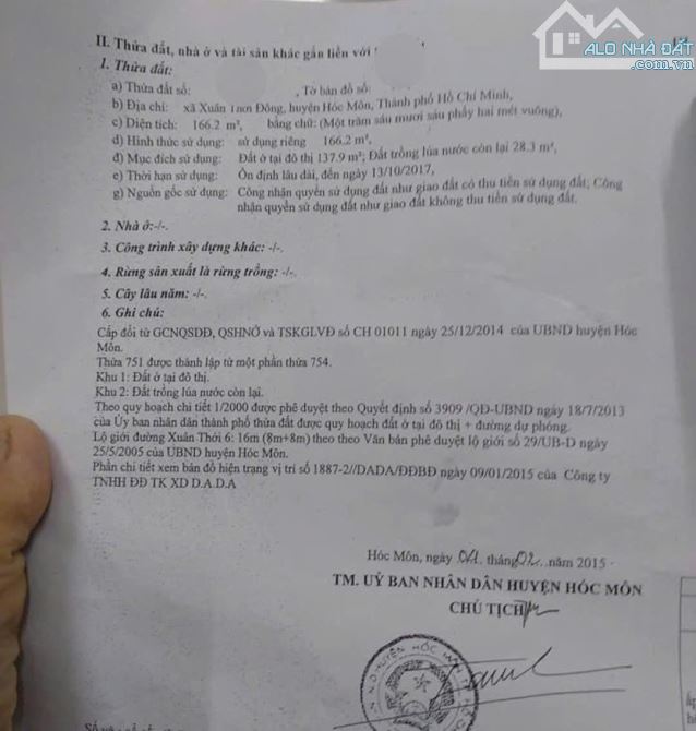 ✅NGAY SAU CHỢ ĐẦU MỐI NGANG 10m ĐƯỜNG AP BAC LAN HÓC MÔN DT 166m2 SỔ RIÊNG✅. - 10