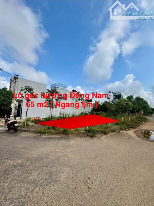 Bán lô góc 2 mặt tiền đg 12m  khu TDC núi mồ côi dt 64m2 giá 2ty350 - 1