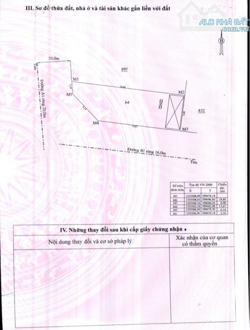 BÁN NHÀ 5 TẦN CĂN GÓC 2 MẶT TIỀN ĐƯỜNG A1 & B1 VĨNH ĐIỀM TRUNG NT RỘNG 256M2 GIÁ 34 TỶ - 1