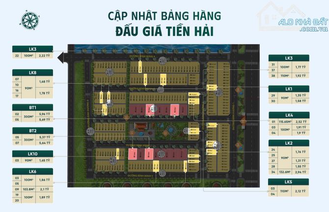 💥💥 ĐẤT DỰ ÁN BẮC ĐỒNG ĐẦM GẦN THỊ TRẤN TIỀN HẢI - 1