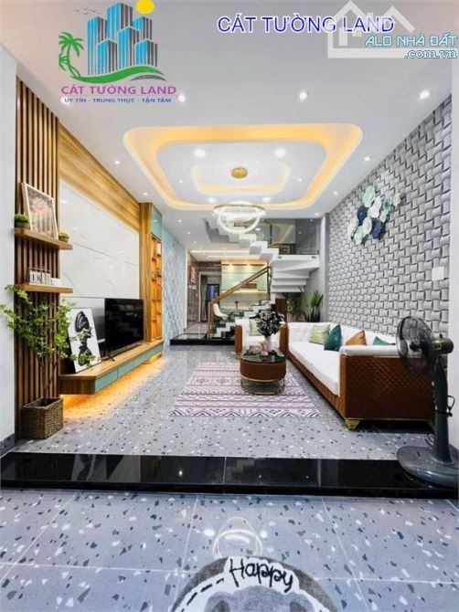 Bán nhà 4 Tầng -- Hẻm 6m Phan Huy Ích, P.14,  Gò Vấp -- Sát Kênh Tham Lương -- Chỉ 7.6 tỷ - 1