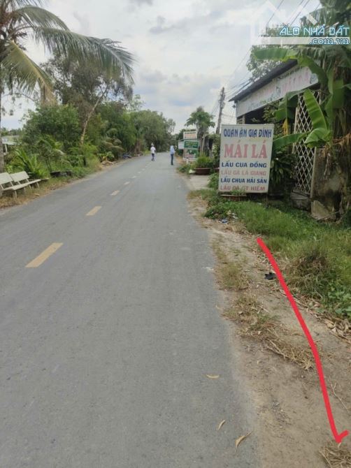1,525 tỷ 💖 Bán Đất  đẹp MT 830 ấp 1B Hựu Thạnh, Đức Hòa,long an 👉 MT nhựa 830, dân cư - 1