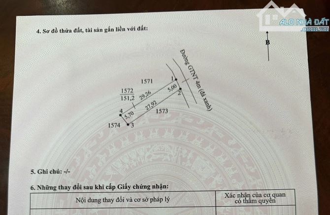 Nền thổ cư _dt 151 m2 đường Liên ấp 4M, KCN Thuận đạo, SHR - giá 1 tỷ 290 - 1