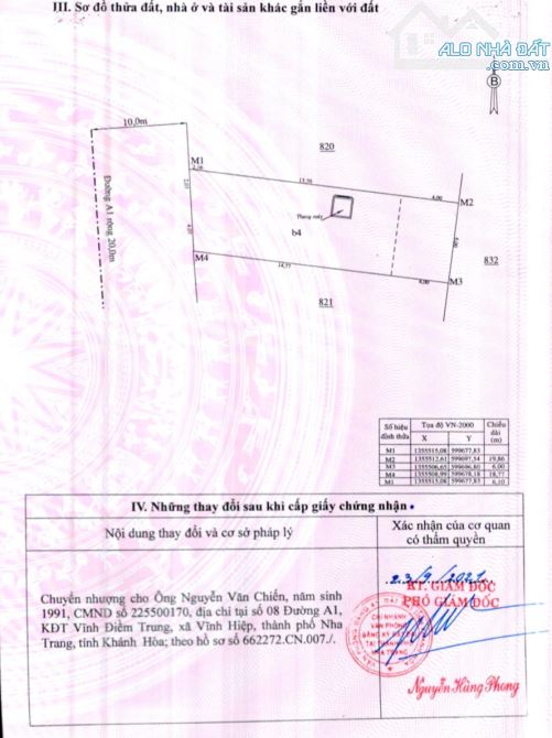 BÁN NHÀ 5 TẦN CĂN GÓC 2 MẶT TIỀN ĐƯỜNG A1 & B1 VĨNH ĐIỀM TRUNG NT RỘNG 256M2 GIÁ 34 TỶ - 2
