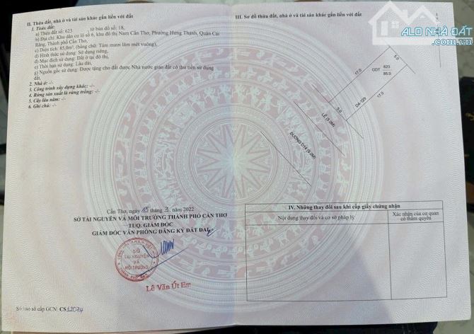 👉2 tỷ 980 - BÁN NỀN ĐẸP (ko vướn tụ hay cống) ĐƯỜNG D14, Khu HỒNG LOAN, P. CÁI RĂNG - 2