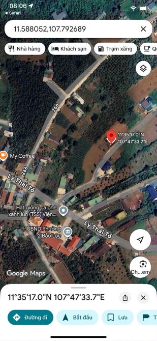 BÁN LÔ ĐẤT VUÔNG 500M2 NGAY UỶ BAN P2 MỚI BẢO LỘC - 2