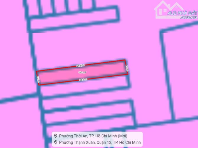 Đất Vuông đẹp Xe tải tránh 107m2 – Thanh Xuân 25 Q12 - 2