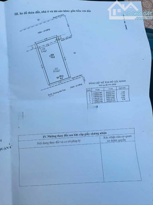 BÁN ĐẤT LỚN VUÔNG VỨC 2 MẶT TIỀN ĐƯỜNG DƯƠNG BÁ TRẠC QUẬN 8 .HXH. NGANG 6M.NHỈNH 15 TỶ - 2