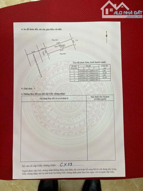 Cần bán mảnh đất 117m2 ngang 5m đấu giá Đồng Nẻo,đường rộng 21m,dân cư đông đúc giá tốt. - 3