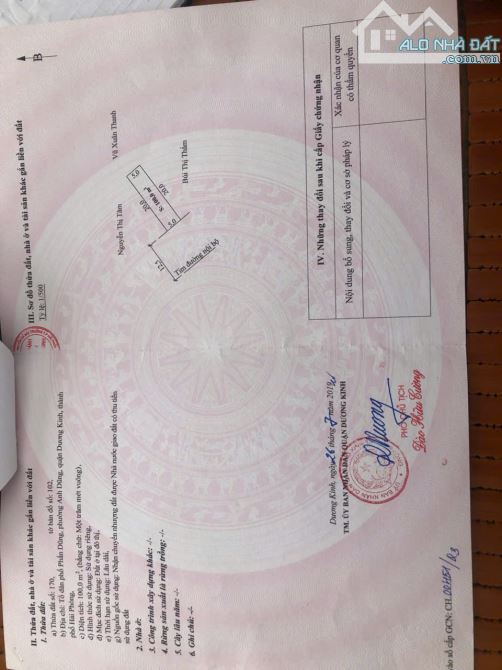 🆘🆘🆘Chính củ gửi bán lô đất phấn dũng, Dương Kinh, Hải Phòng 100m - 3