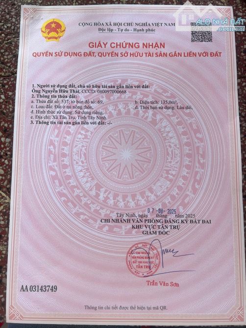 Thổ cư mặt tiền nhựa Nguyễn Văn Mỹ. Đất sạch có nền cao - 3