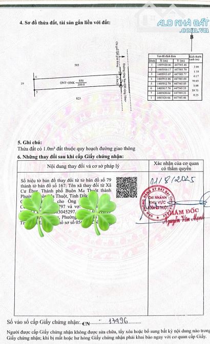 ❌ BÁN ĐẤT ĐƯỜNG B3, THÔN 4 (CƯBUA) PHƯỜNG BUÔN MA THUỘT - 3
